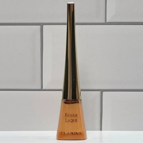 Clarins 15 Sunlit Rouge Laque Lip Glaze - Picture 1 of 1